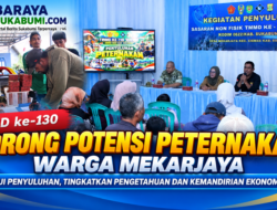 TMMD ke-130 Dorong Potensi Peternakan Warga Mekarjaya