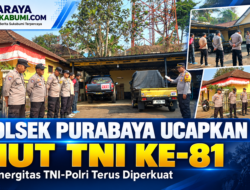 Polsek Purabaya Ucapkan HUT TNI ke-81, Sinergitas TNI-Polri Terus Diperkuat