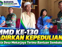 TMMD ke-130 Kodim 0622/Sukabumi Salurkan Sembako untuk Lansia di Desa Mekarjaya