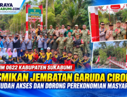 Dandim 0622 Sukabumi Resmikan Jembatan Garuda Cibodas, Permudah Akses Warga